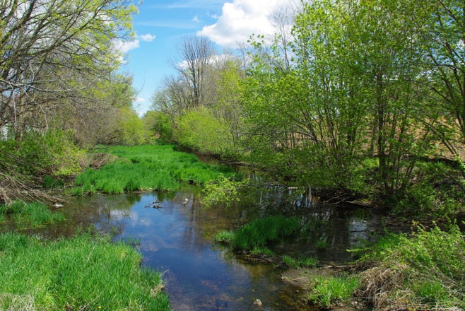 Portage Canal that once linked the Fox River to the Wisconsin River