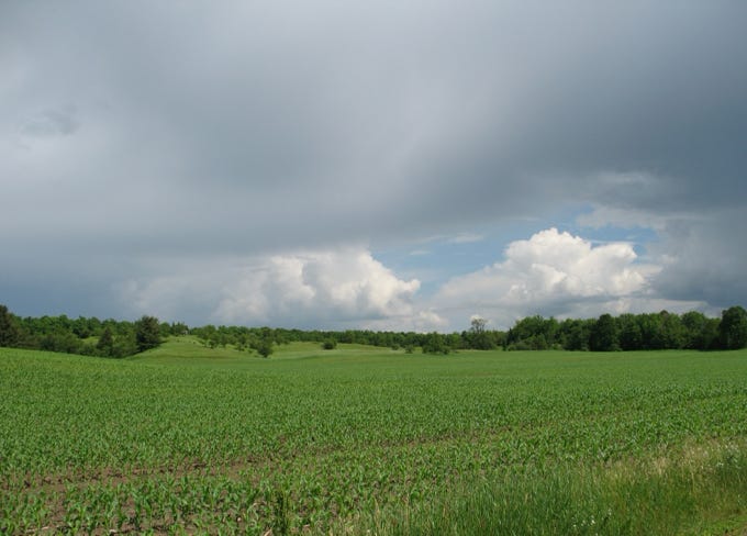 Beautiful weather pattern near Shawano